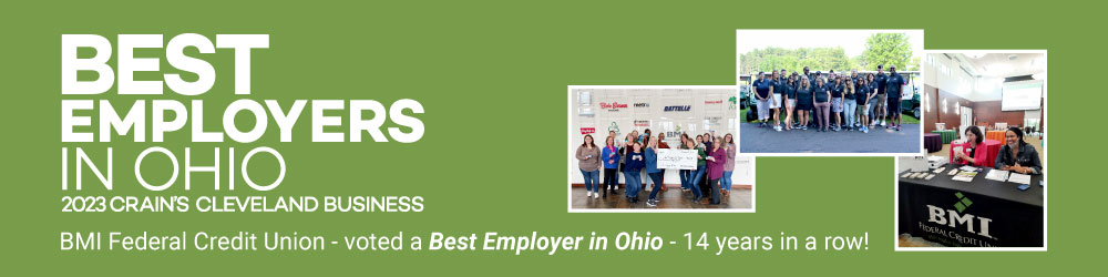 Best Employers in Ohio 2023 Crain's Cleveland Business. BMI Federal Credit Union voted Best Employer 14 years in a row! pictures of staff