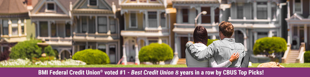 Two People Enjoying Their Mortgage with BMI Federal Credit Union