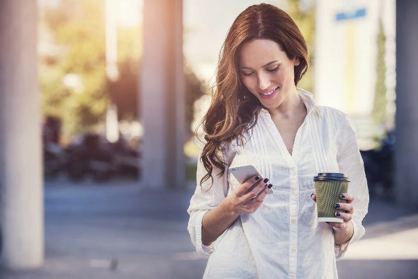 person with mobile phone
